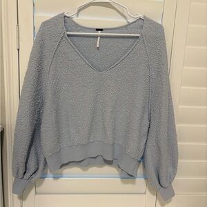 Free People Light Blue Sweater